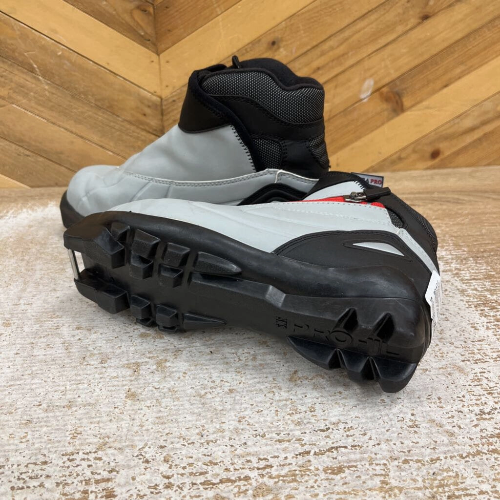 Tecnopro - Kids' Cross Country Ski Boots : Grey / Black / Red-children-1.5Y 8c Snow Boots