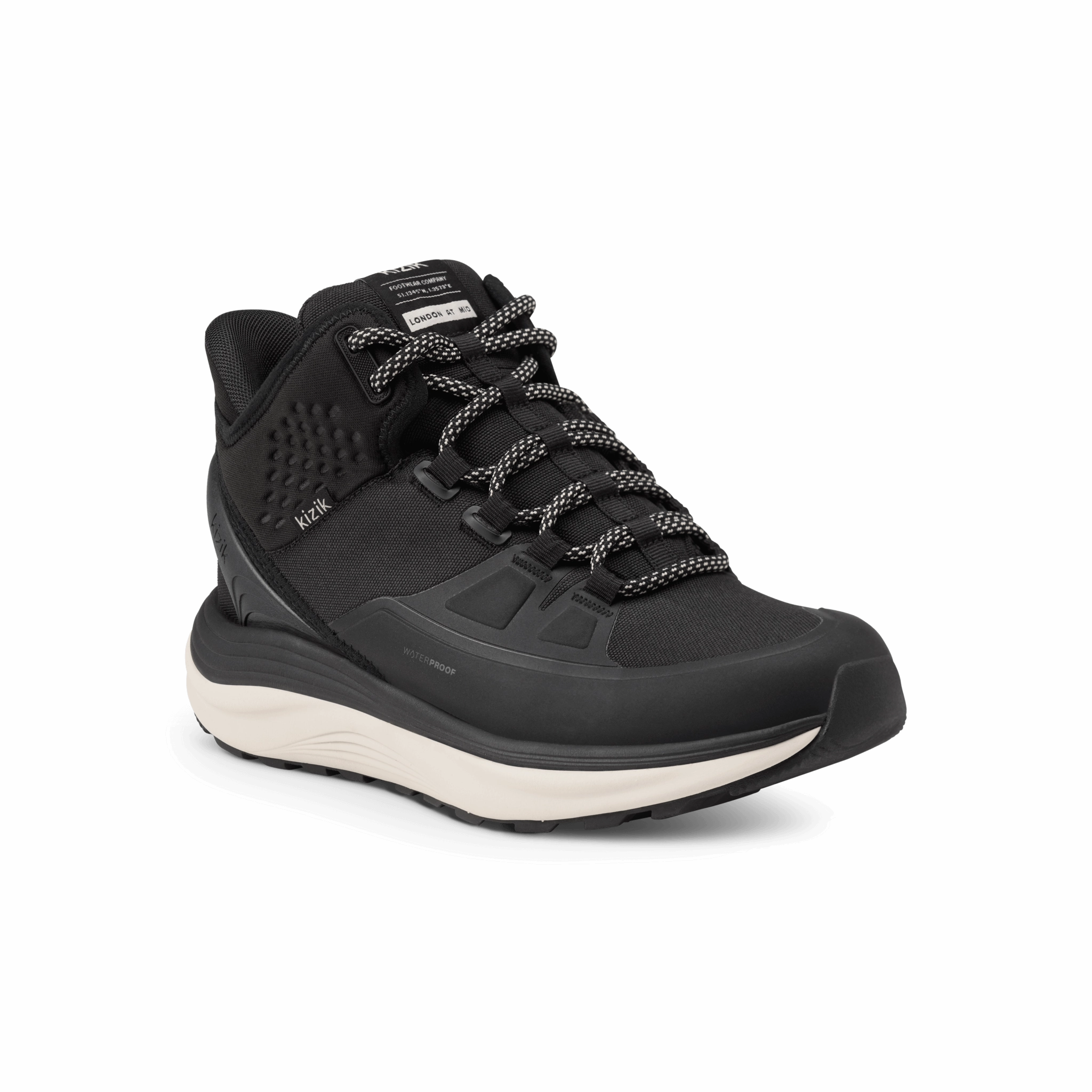 Women's London AT Mid Waterproof - Black/Whitecap Gray Waterproof Shoes For Europe