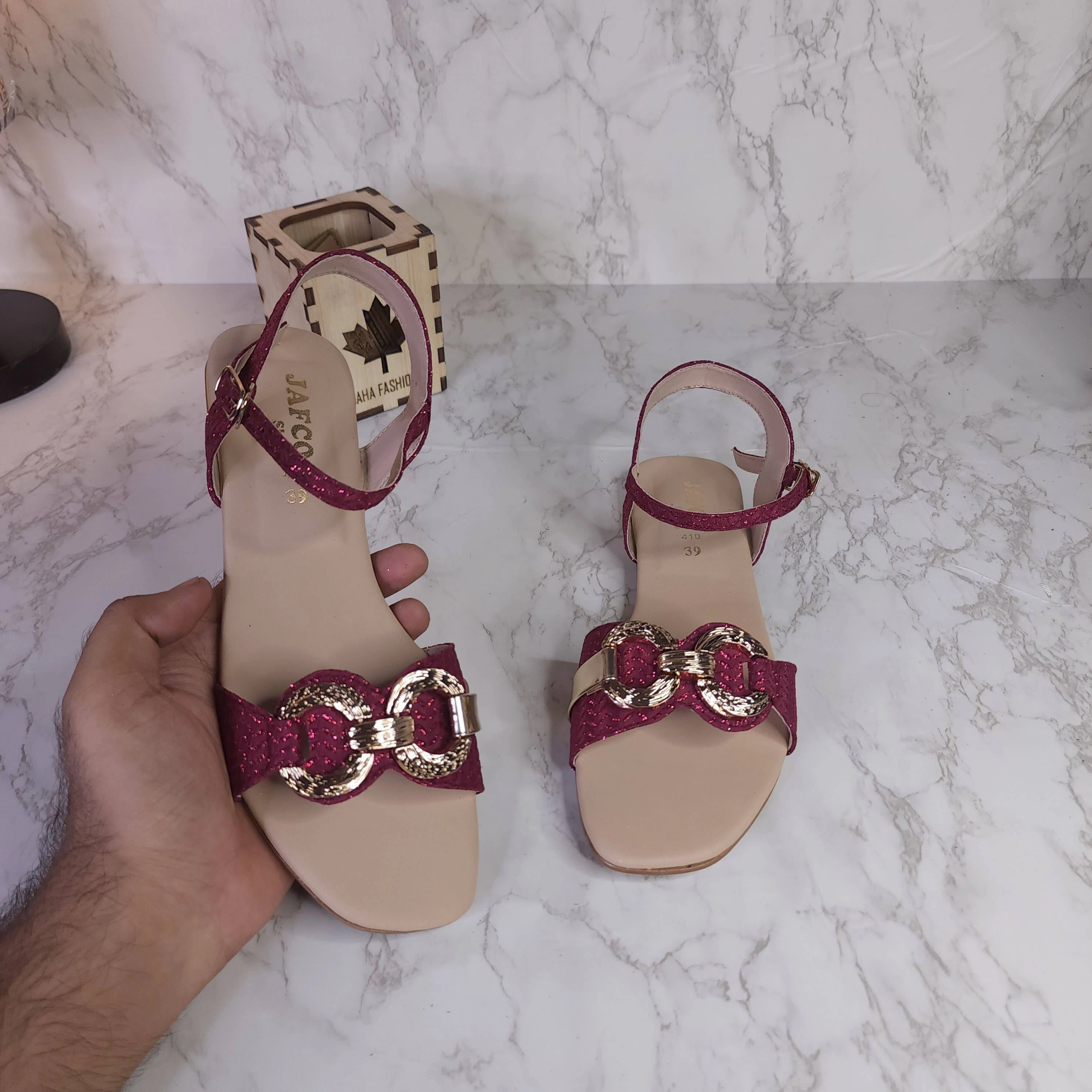Maroon Buckle Sandals Discontinued Born Sandals