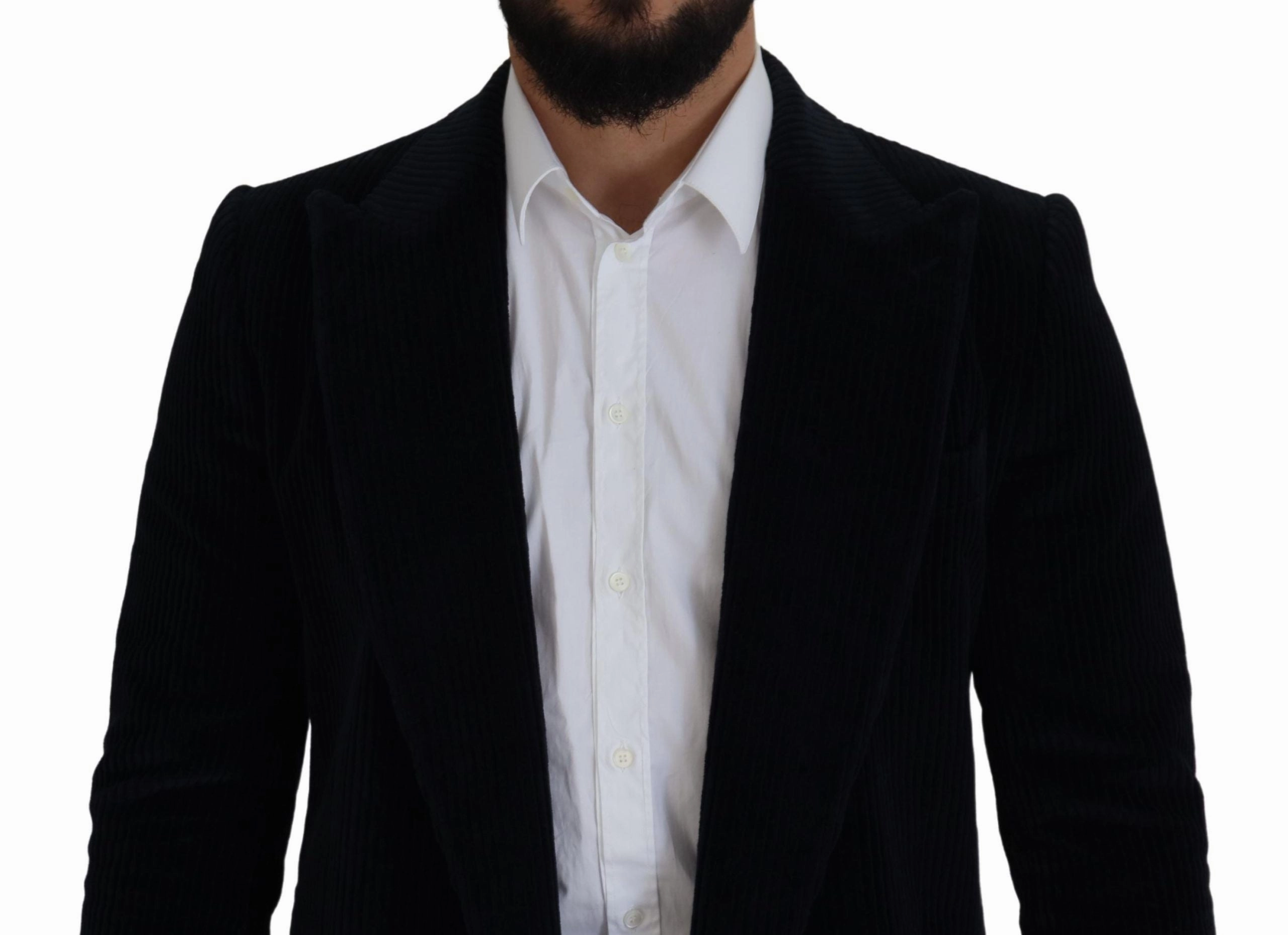 Crew Coats Black Cotton Cardigan Long Coat Men Jacket