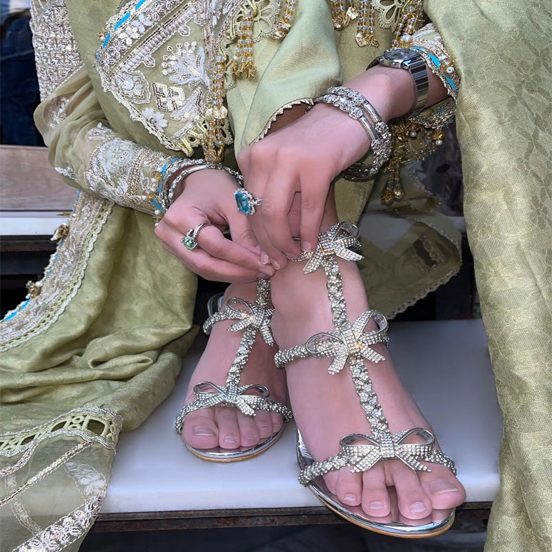 Silver Bridal Heel Sandal Bahamas Sandals Resorts