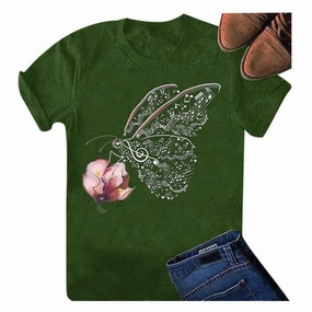 New England Revolution T Shirts Women Summer Tshirt Casual Short Sleeve Tops Tees Sexy Butterfly Print T-Shirt O-Neck Plus Size 5XL Shirts Ropa Mujer hot