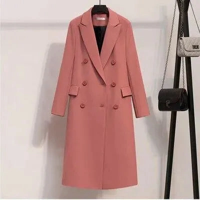 Fashion Double-Breasted Women Overcoat Ava And Viv Coats