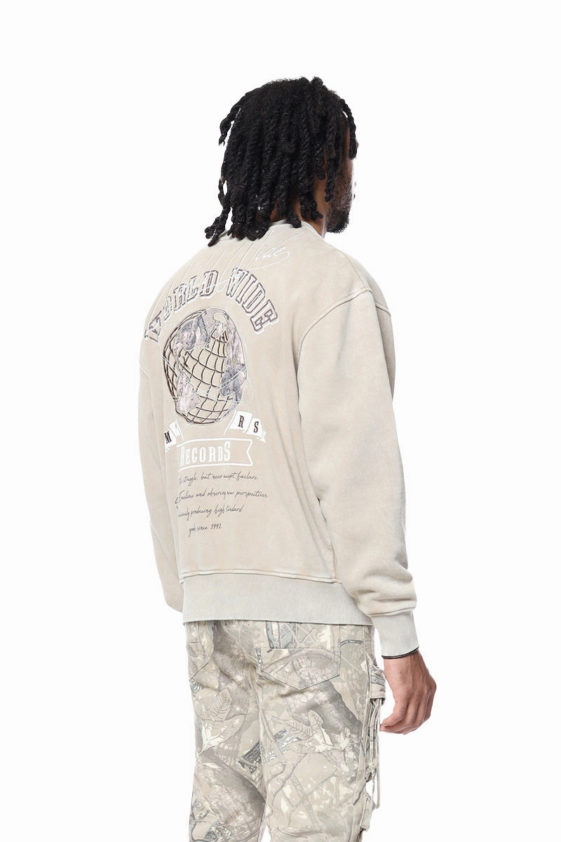 Smoke Rise Men's Graphic Crew Neck Sweatshirt Basketball Sweatshirts Vintage