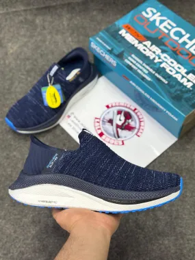 Running Shoes At Discount Prices Skechers Slip-ins: Max Cushioning Hyper Burst Pro Grey Lightweight, Air-Cooled Memory Foam