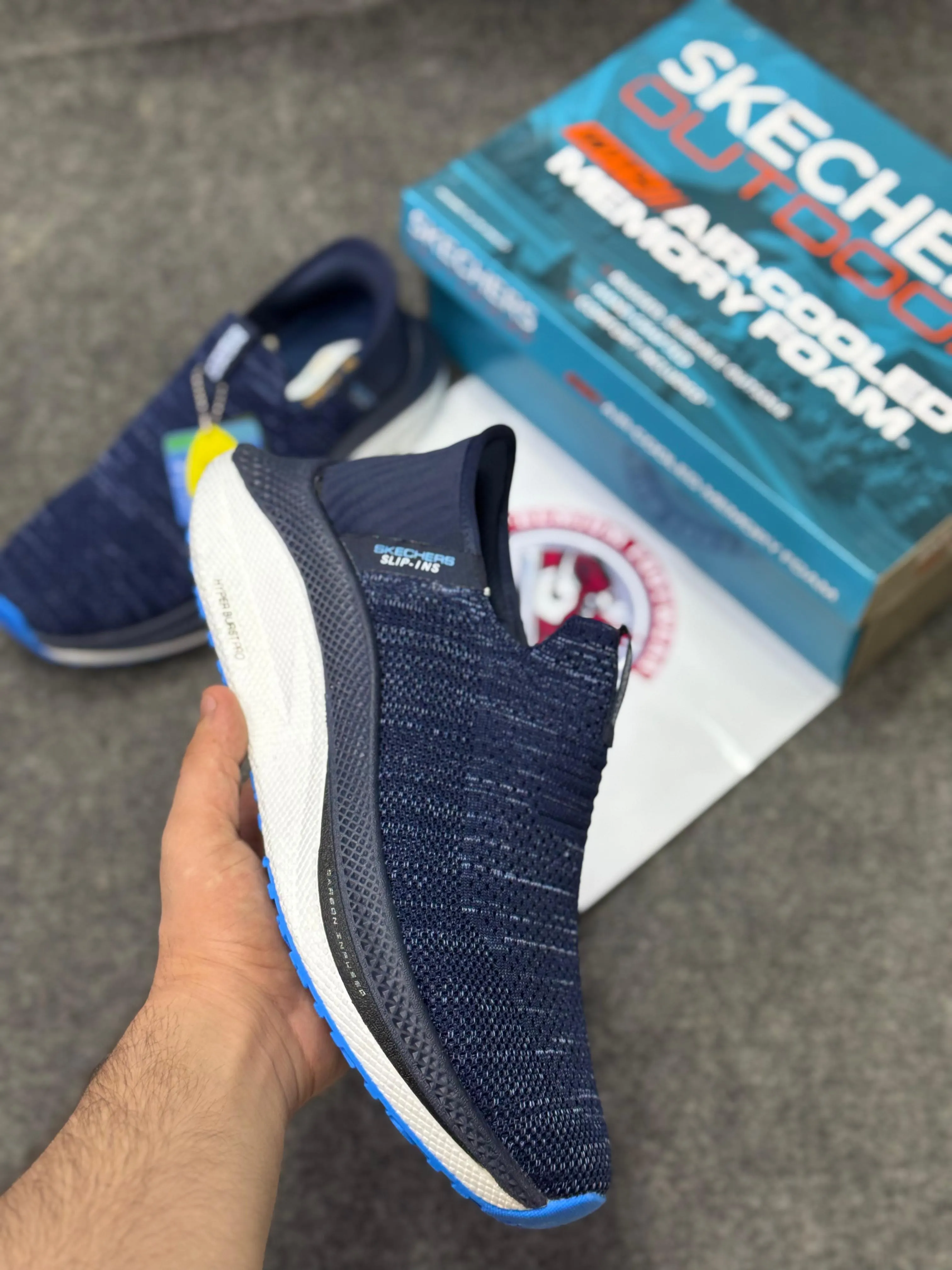 Best Running Shoes For People With Bunions Skechers Slip-ins: Max Cushioning Hyper Burst Pro Grey Lightweight, Air-Cooled Memory Foam