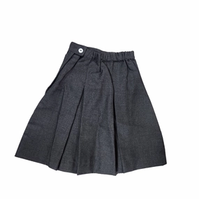 School Grey Skirts Wrap And Tie Skirt
