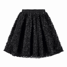 Skirts Breena Black High Waisted Knee Length Skirt