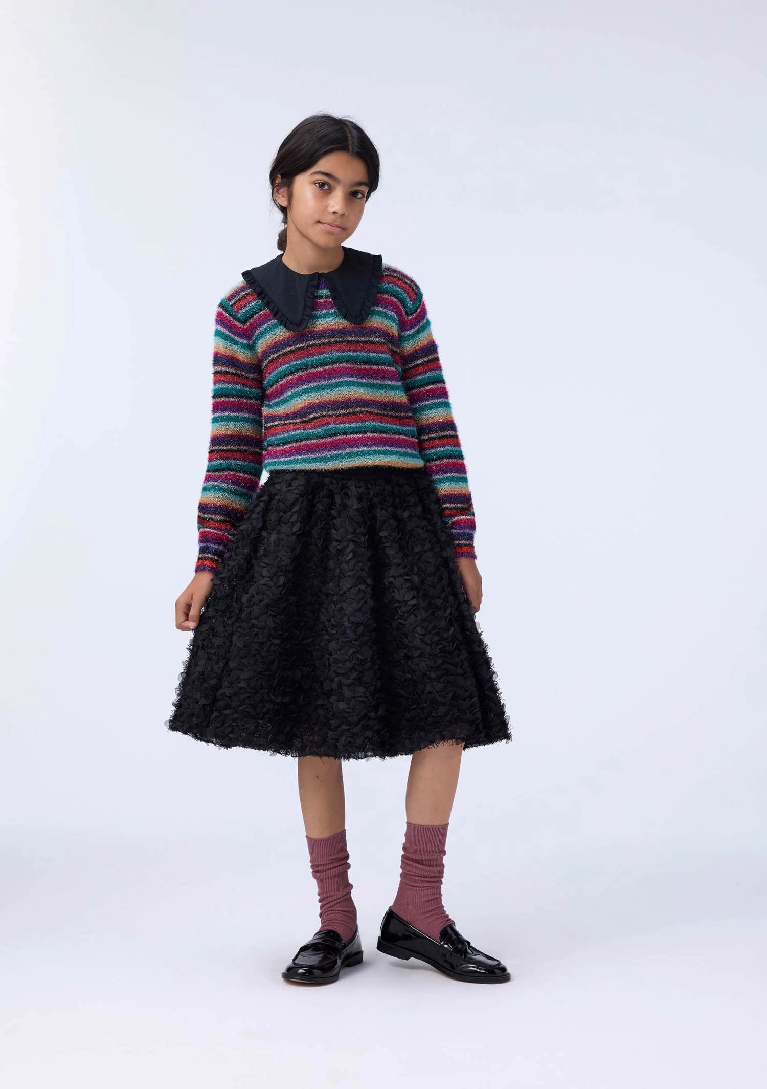 Side Tie Skirt Skirts Breena Black