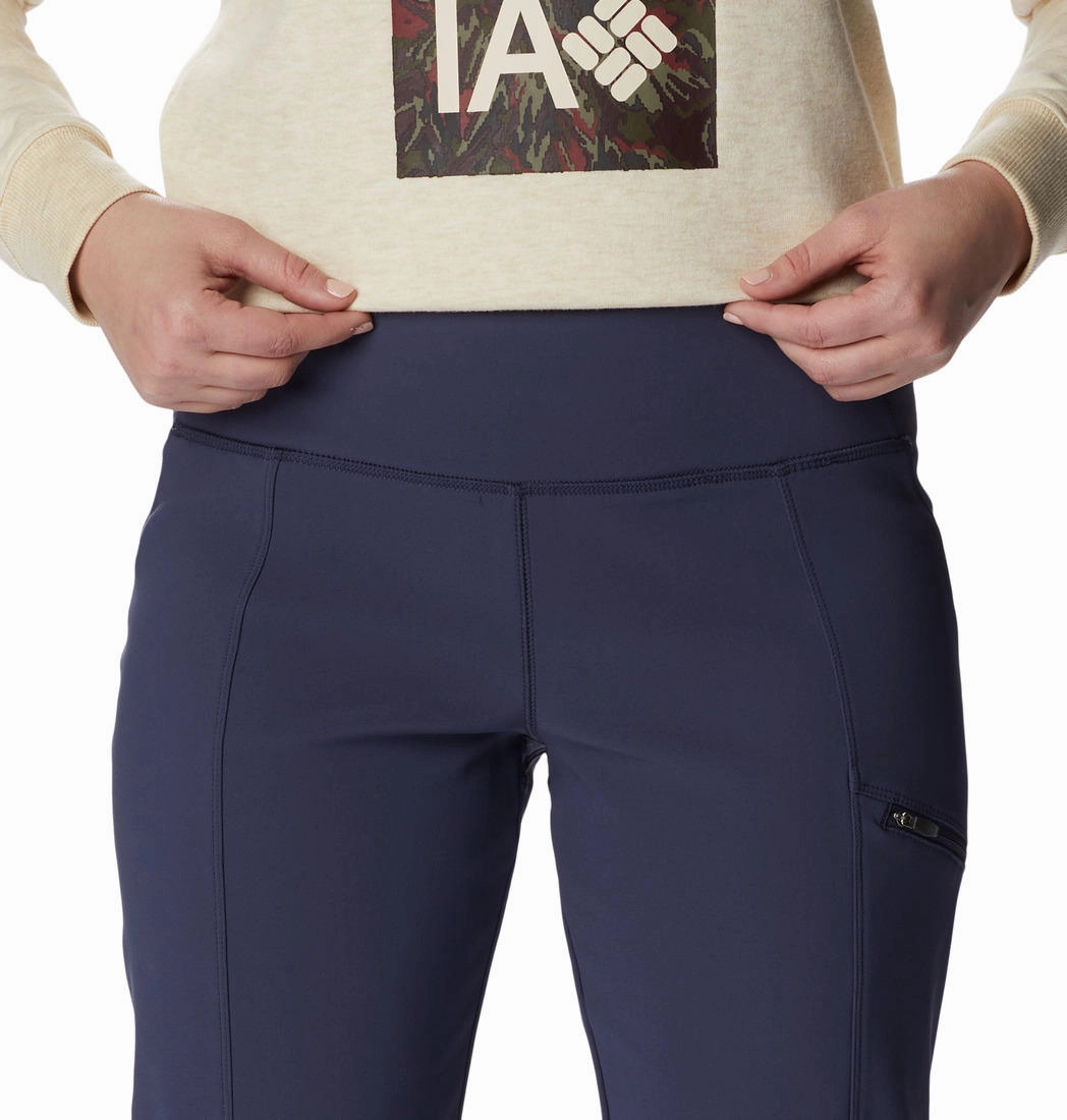 Columbia Women Navy Blue Back Beauty Highrise Warm Winter Pant (Sun Protection) High Rise Petite Cargo Pants