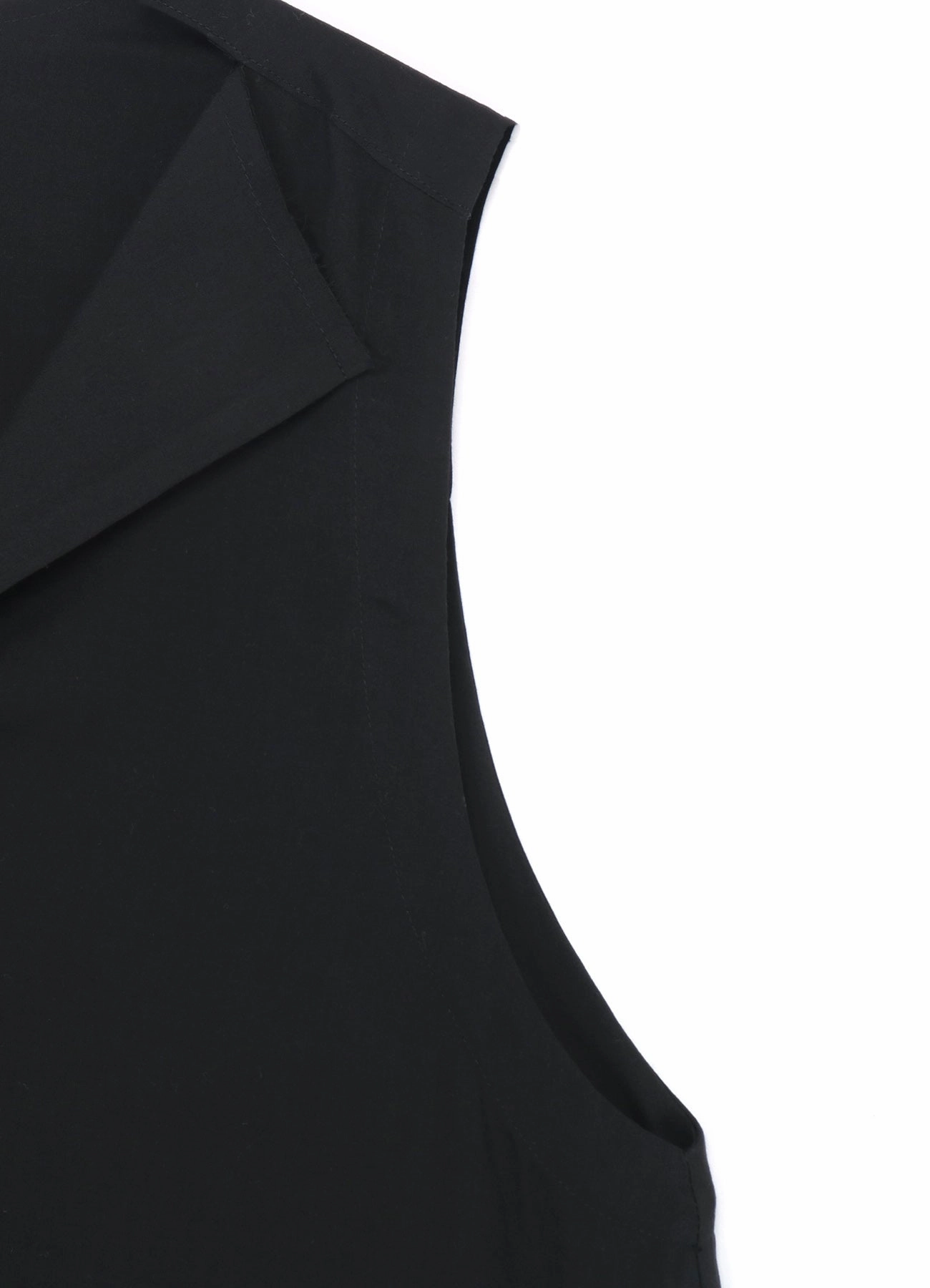 SLEEVELESS DRESS WITH NOTCHED LAPEL COLLAR Hip Hop Clothing Jackets