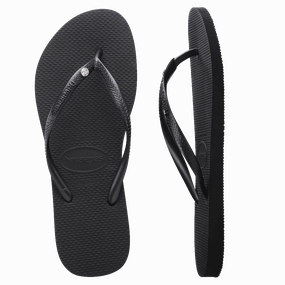 Slim Crystal Thongs Urban Flip Flops