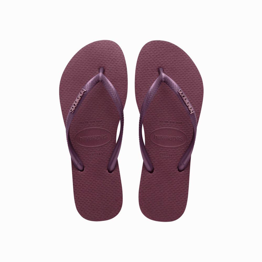 Slim Logo Metallic Flip Flops Guys And Flip Flops