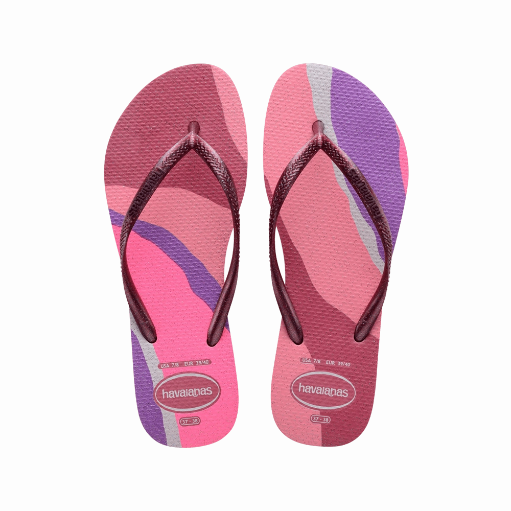 Slim Palette Glow Flip Flops Flip Flops With Toe Loop