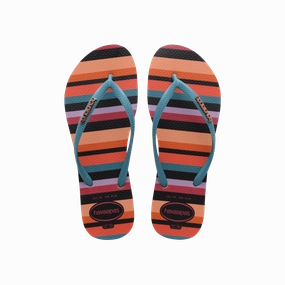 Slim Patchwork Flip Flops Big Feet In Flip Flops