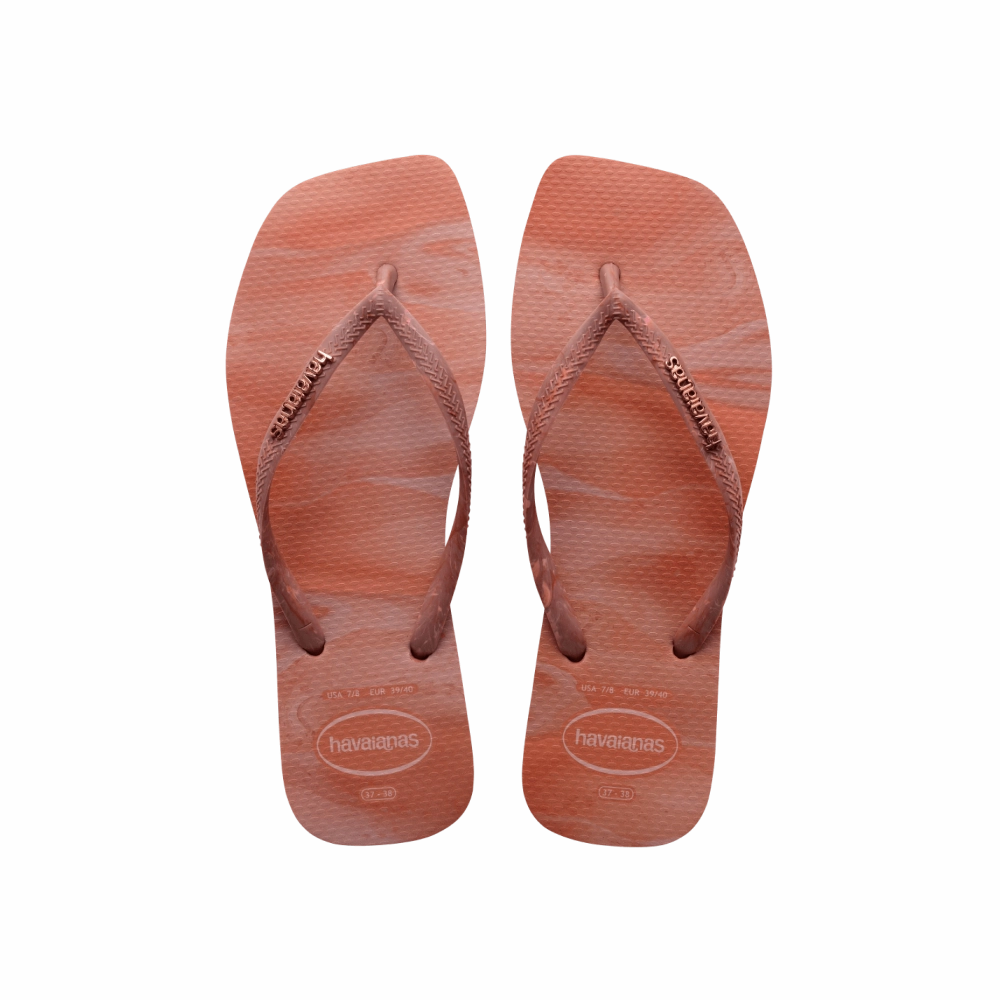 Bow Flip Flops Slim Square Trendy Flip Flops