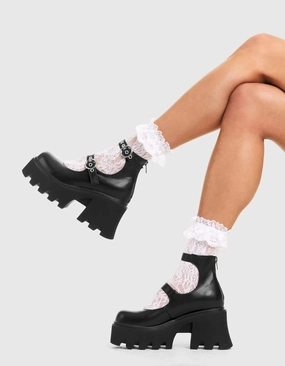 Size 13 Ankle Boots Slow Jamz Chunky Platform Ankle Boots