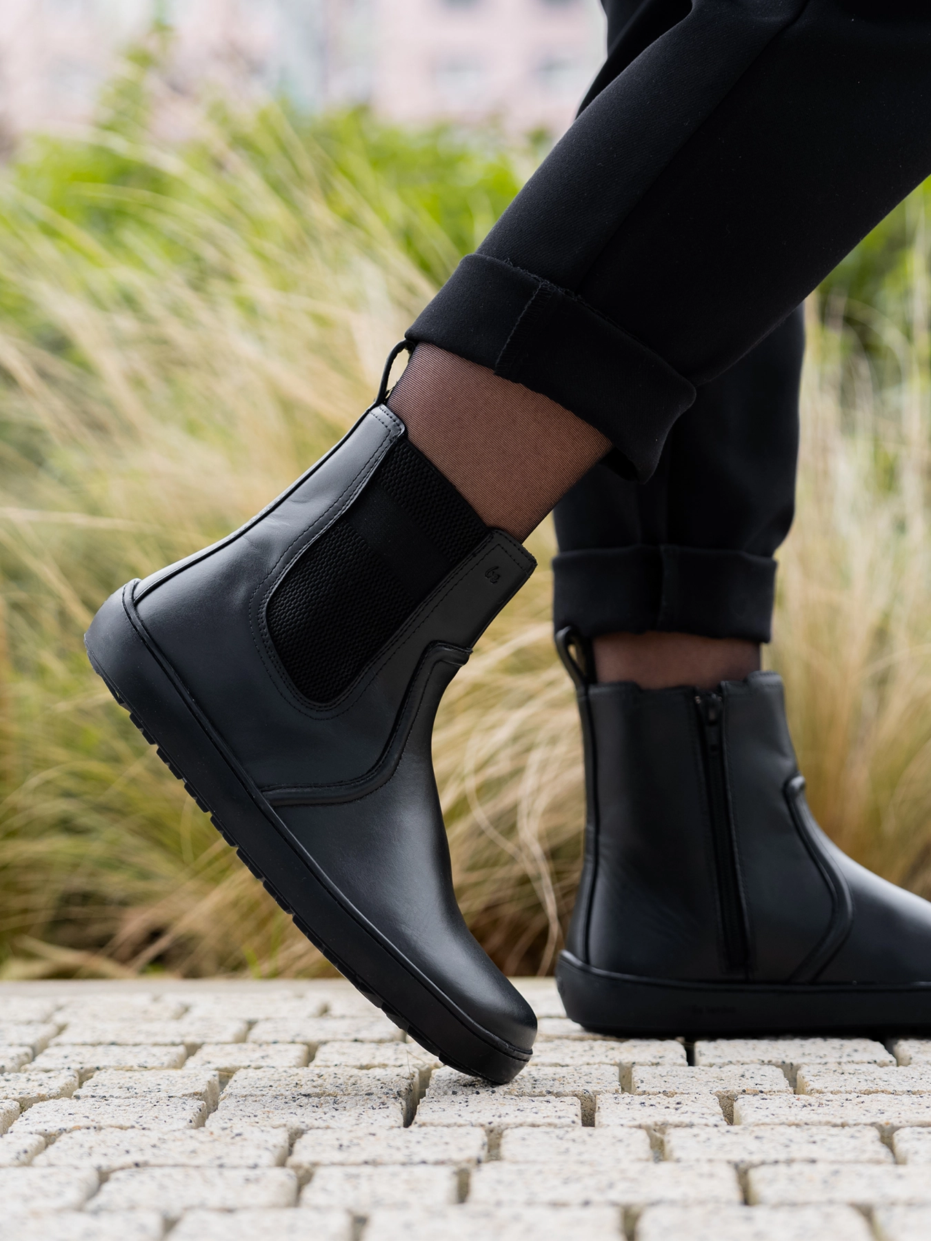Keeley Chelsea Boots Barefoot Boots Be Lenka Allure - All Black