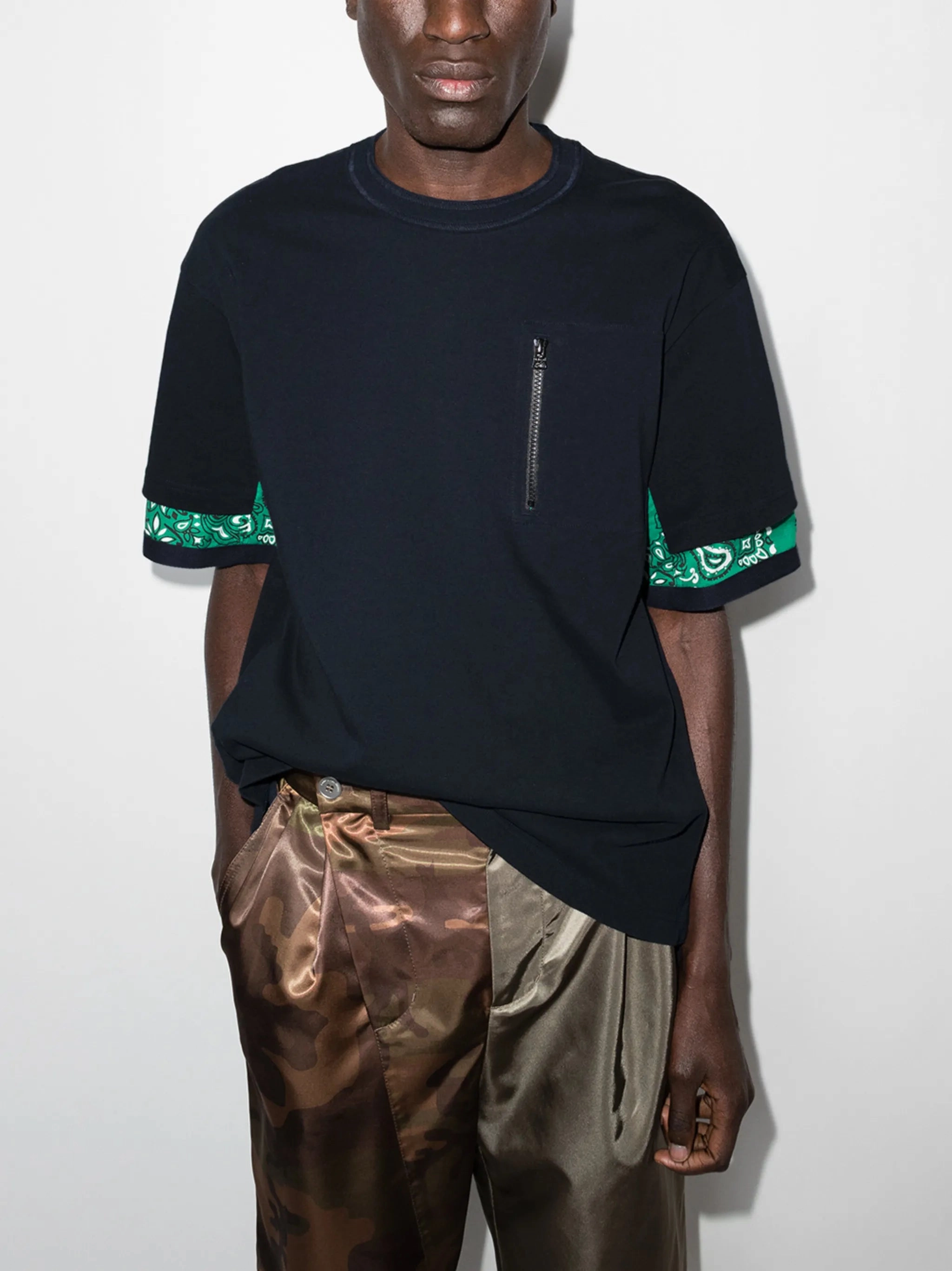 bandana-print cotton T-shirt Billy Idol