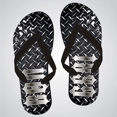 Beta Theta Pi Diamond Plate Flip-Flops - SBL100 - SUB Cleaning Flip Flops