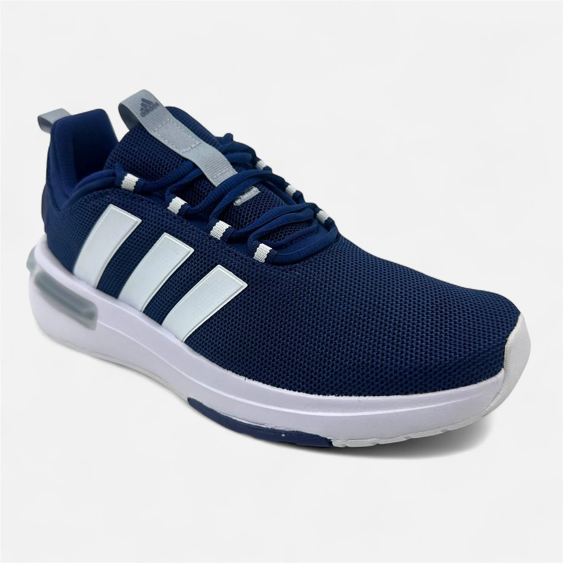 Lightweight Road Running Shoes Adidas Racer TR23 Dark Blue Cloude White Mens Athletic Sneaker