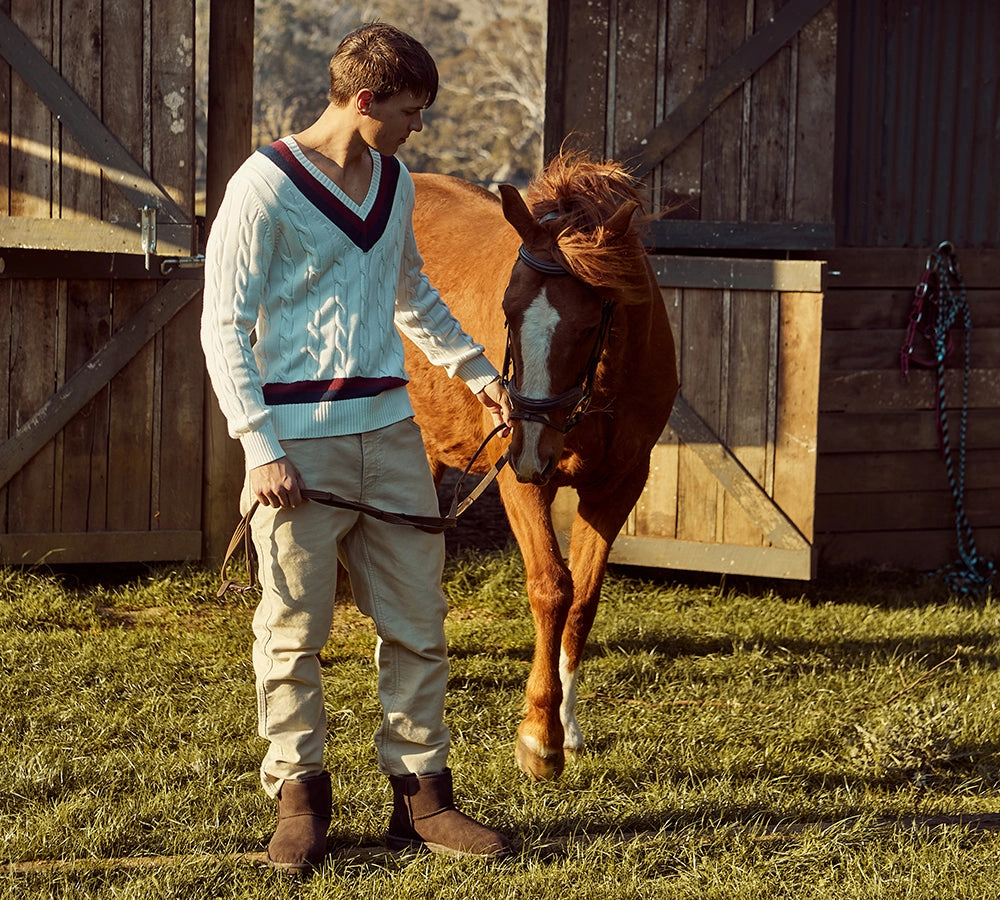 EVERAU UGG Boots Sheepskin Wool Ankle Mini Classic Designer Western Boots