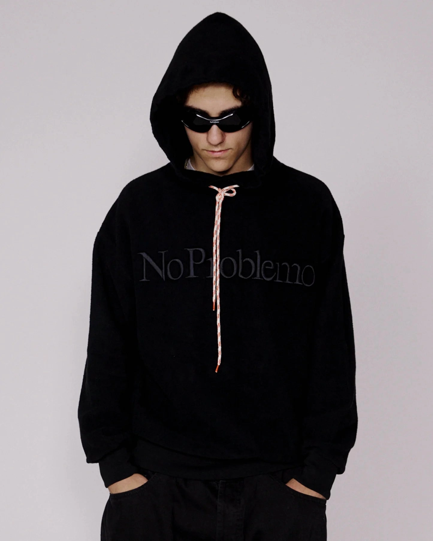 Northeastern University Sweatshirts No Problemo Reverse Fleece Hoodie / black