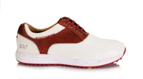 Austin White Red-Golf Shoes Best Affordable Waterproof Hiking Shoes