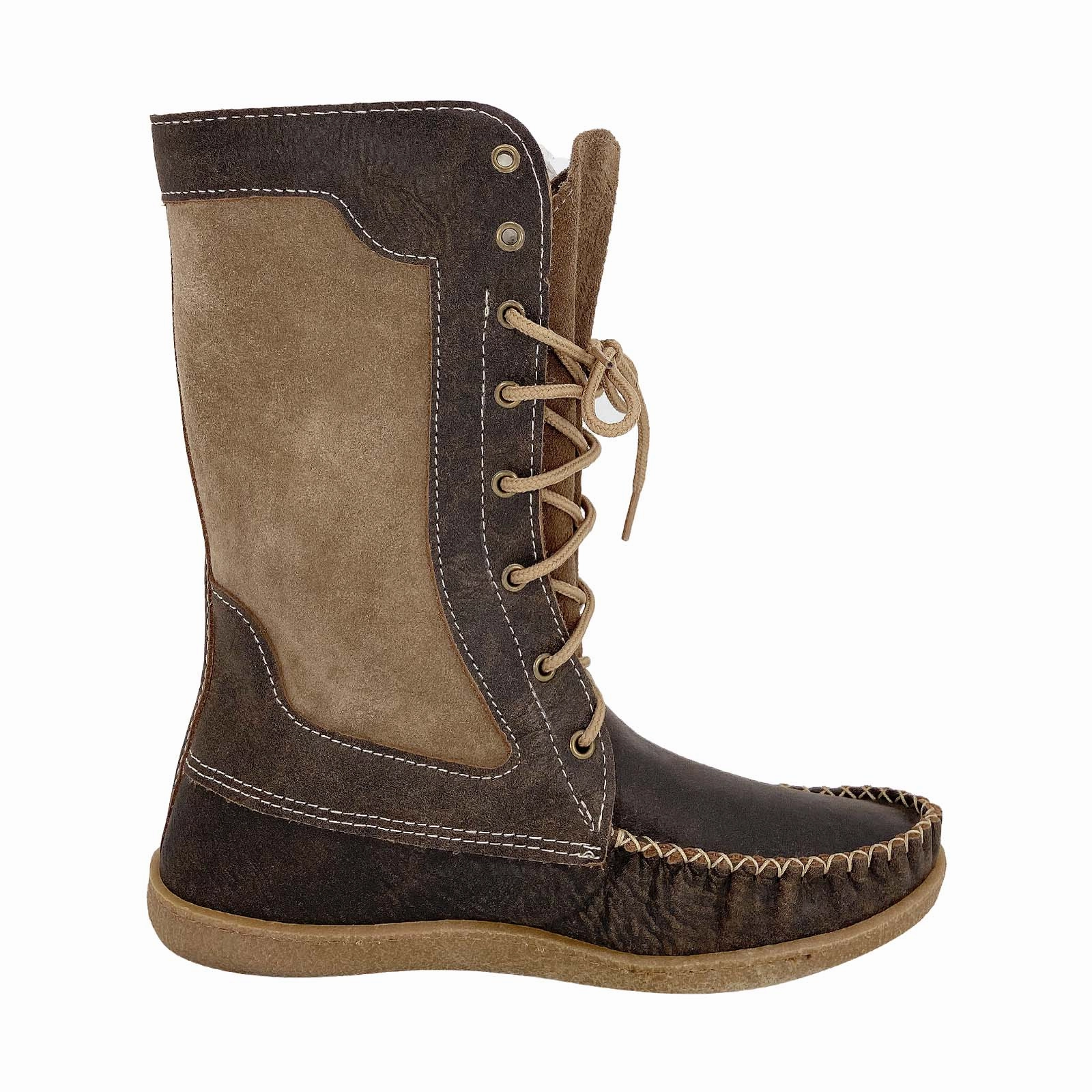 Men's 12" Snowshoe Old Brown Mukluk Moccasin Boots Isabel Marant Zimlee Snow Boots