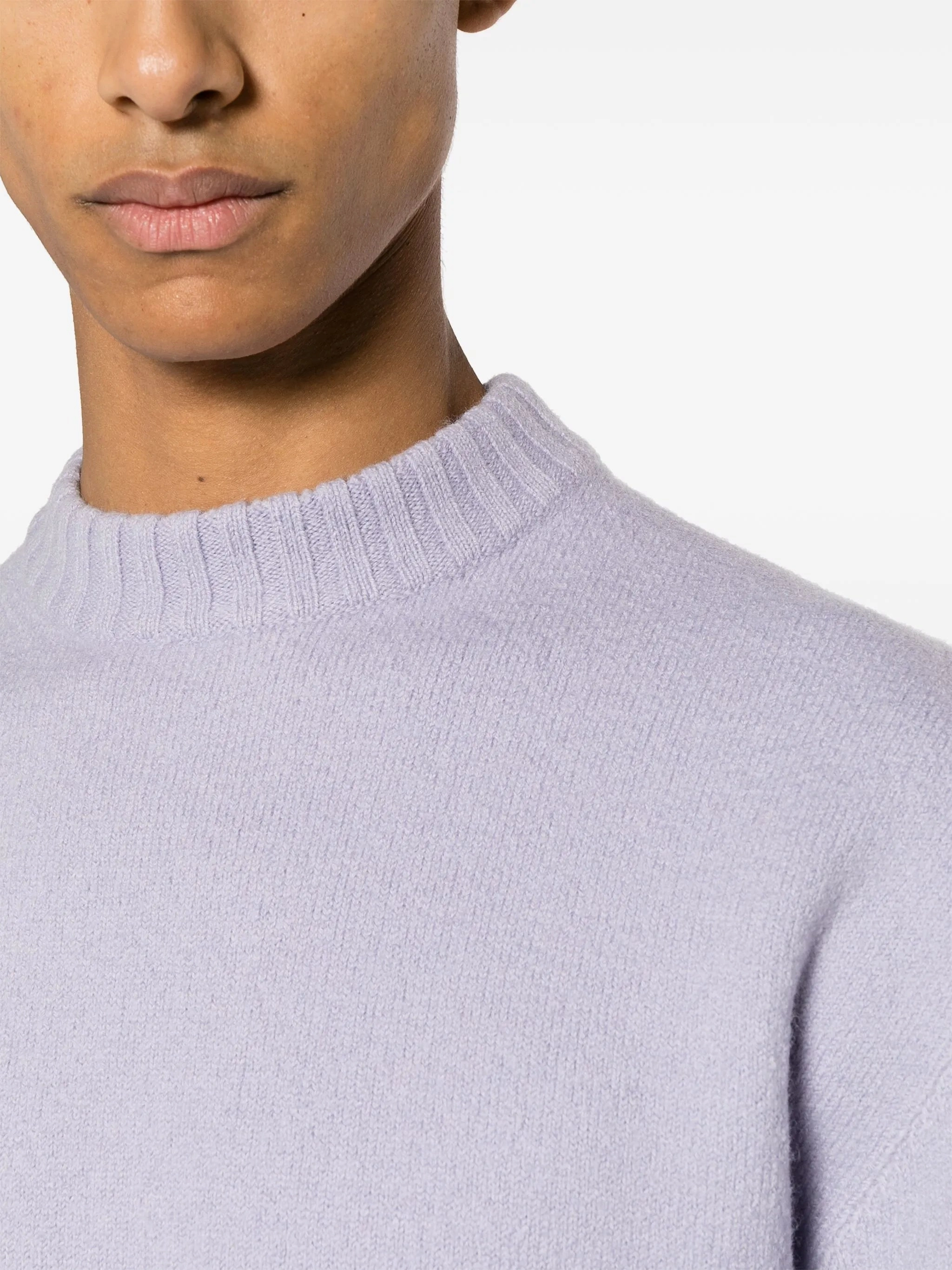 Striped Knitwear Jumper crew neck fine merino-wool jumper