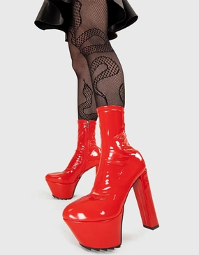 Low Vamp Ankle Boots So Sleek Platform Ankle Boots