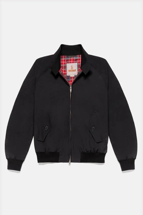 Fr Winter Jackets G9 Modern Classic Black - Harrington Jackets