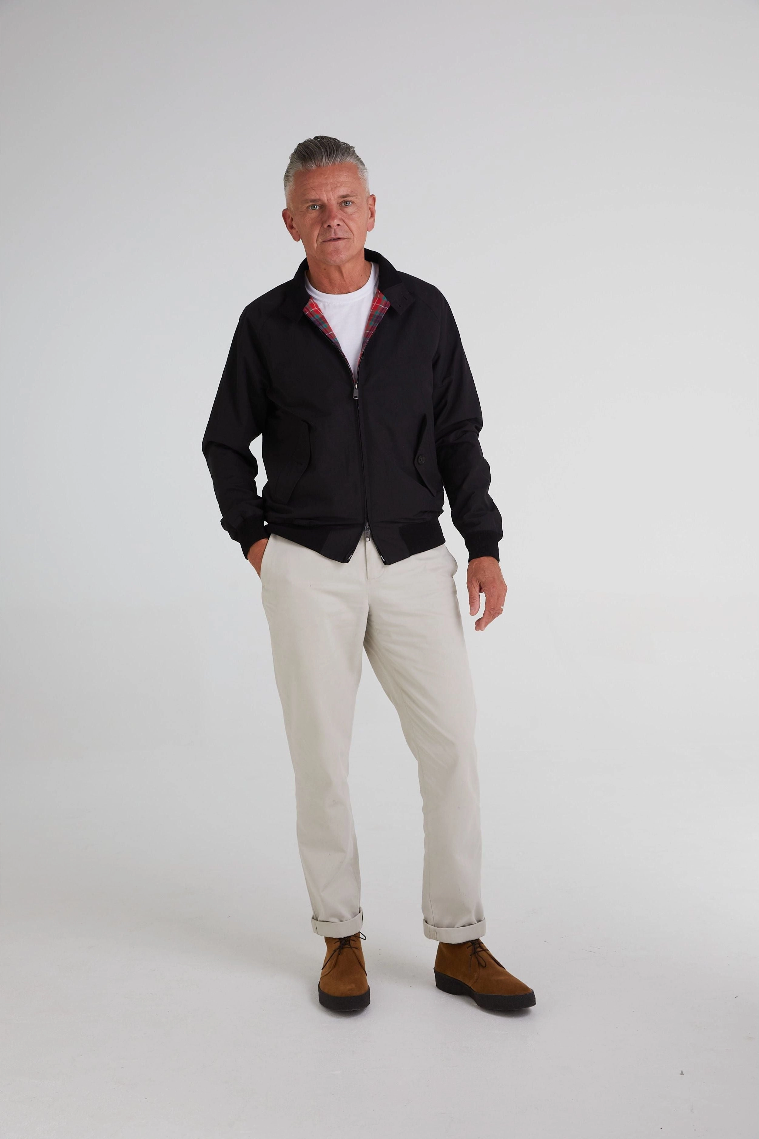 G9 Modern Classic Black - Harrington Jackets Old Columbus Logo Jackets