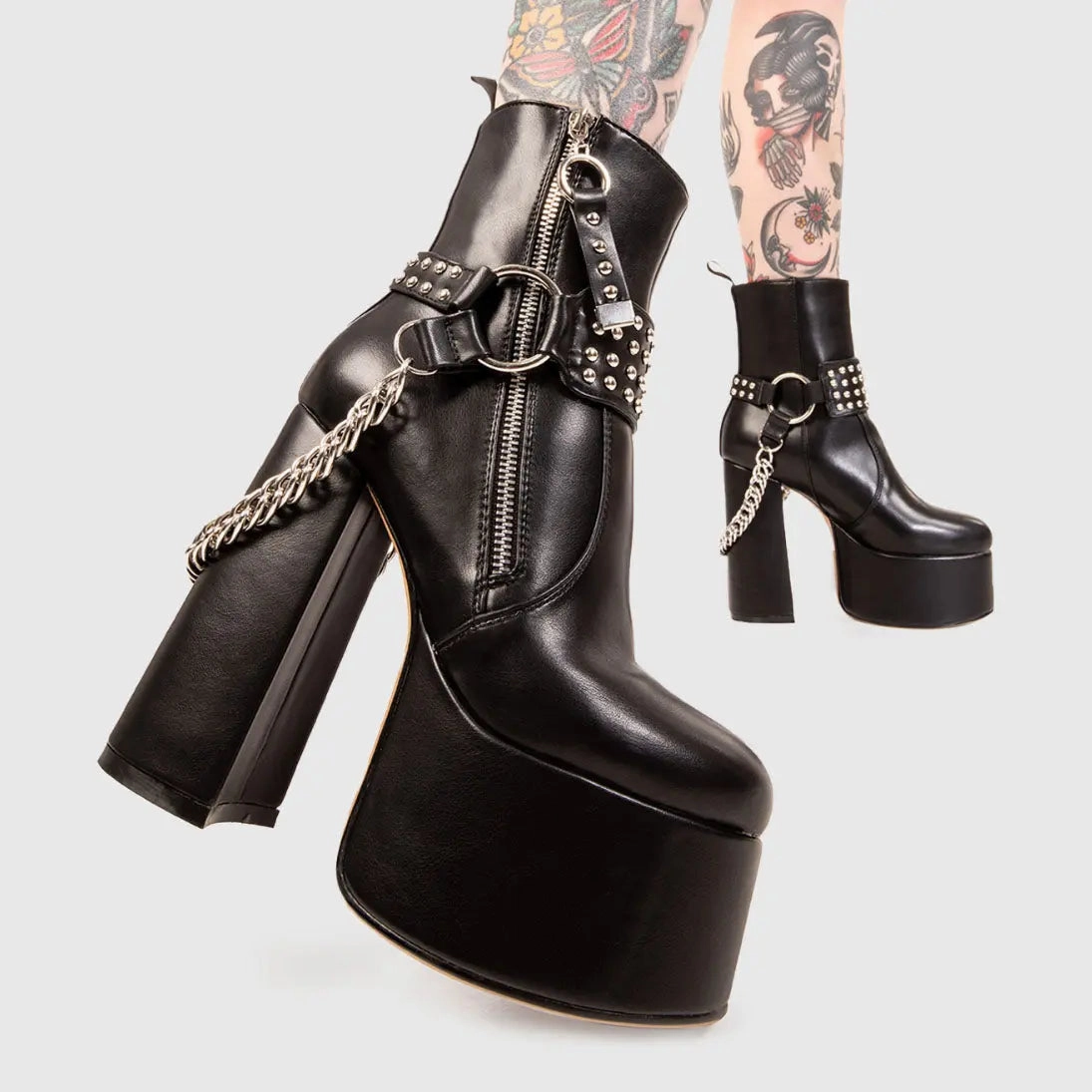 So What Platform Ankle Boots Ski Ankle Boots