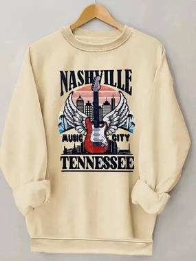 Nashville Printed Women Sweatshirt Personalised Sweatshirts