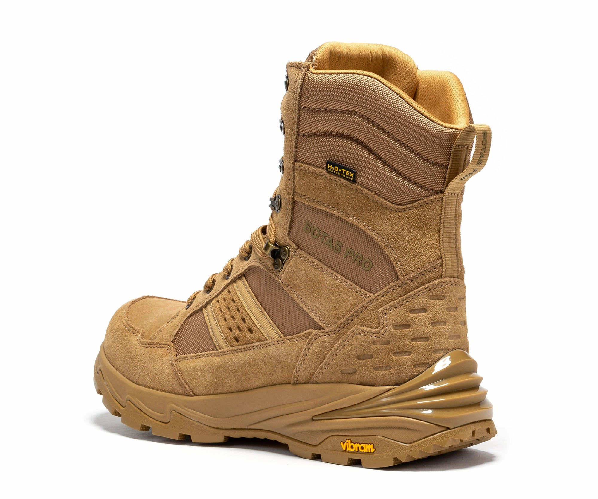 Asolo Fugitive Hiking Boots Botas Pro Sand 6 Inch Waterproof Tactical Boots with VIBRAM Traction Lug Outsole  BP22810