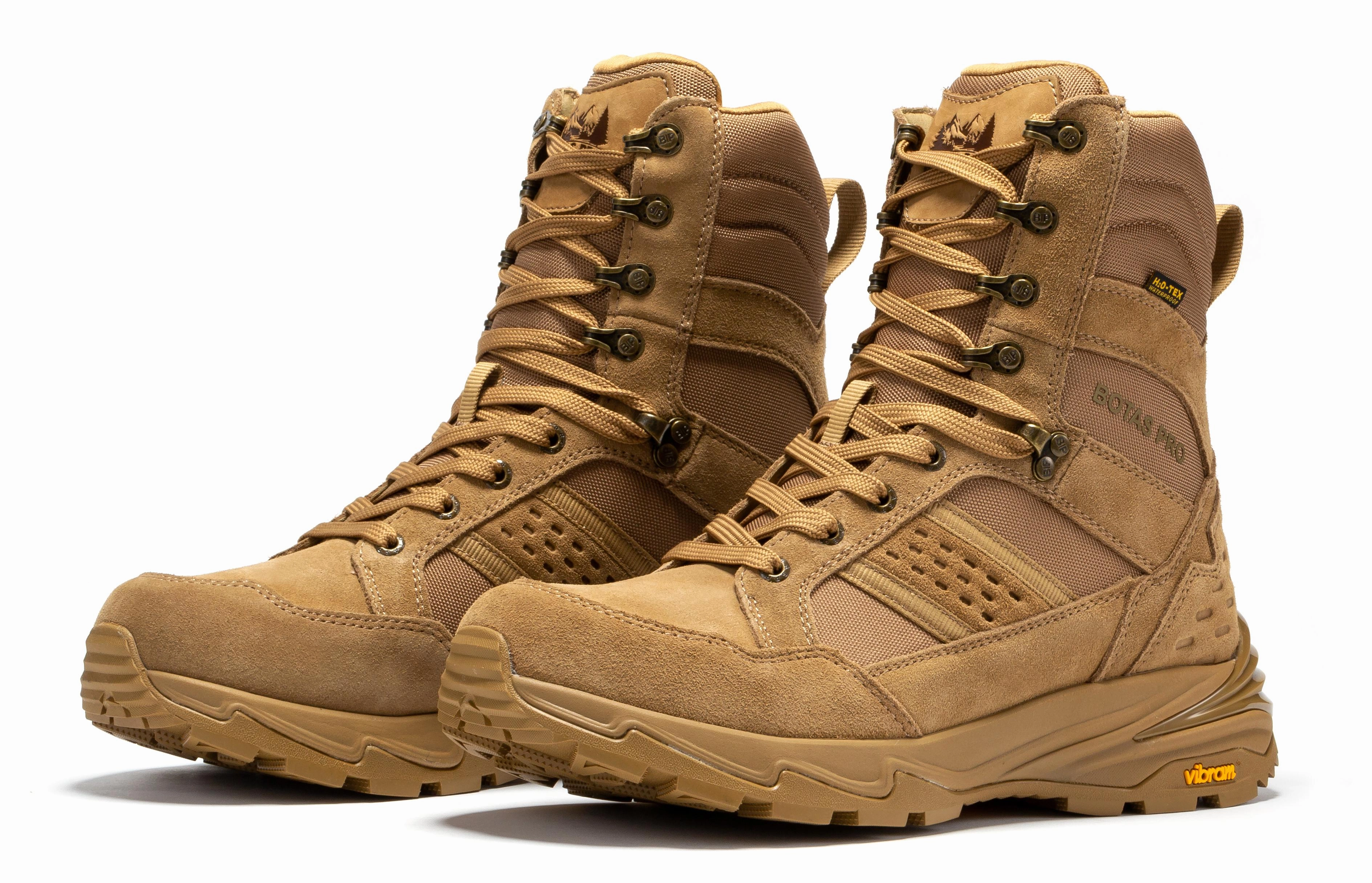 Botas Pro Sand 6 Inch Waterproof Tactical Boots with VIBRAM Traction Lug Outsole  BP22810 Lowa Innox Pro Gtx Mid Hiking Boots