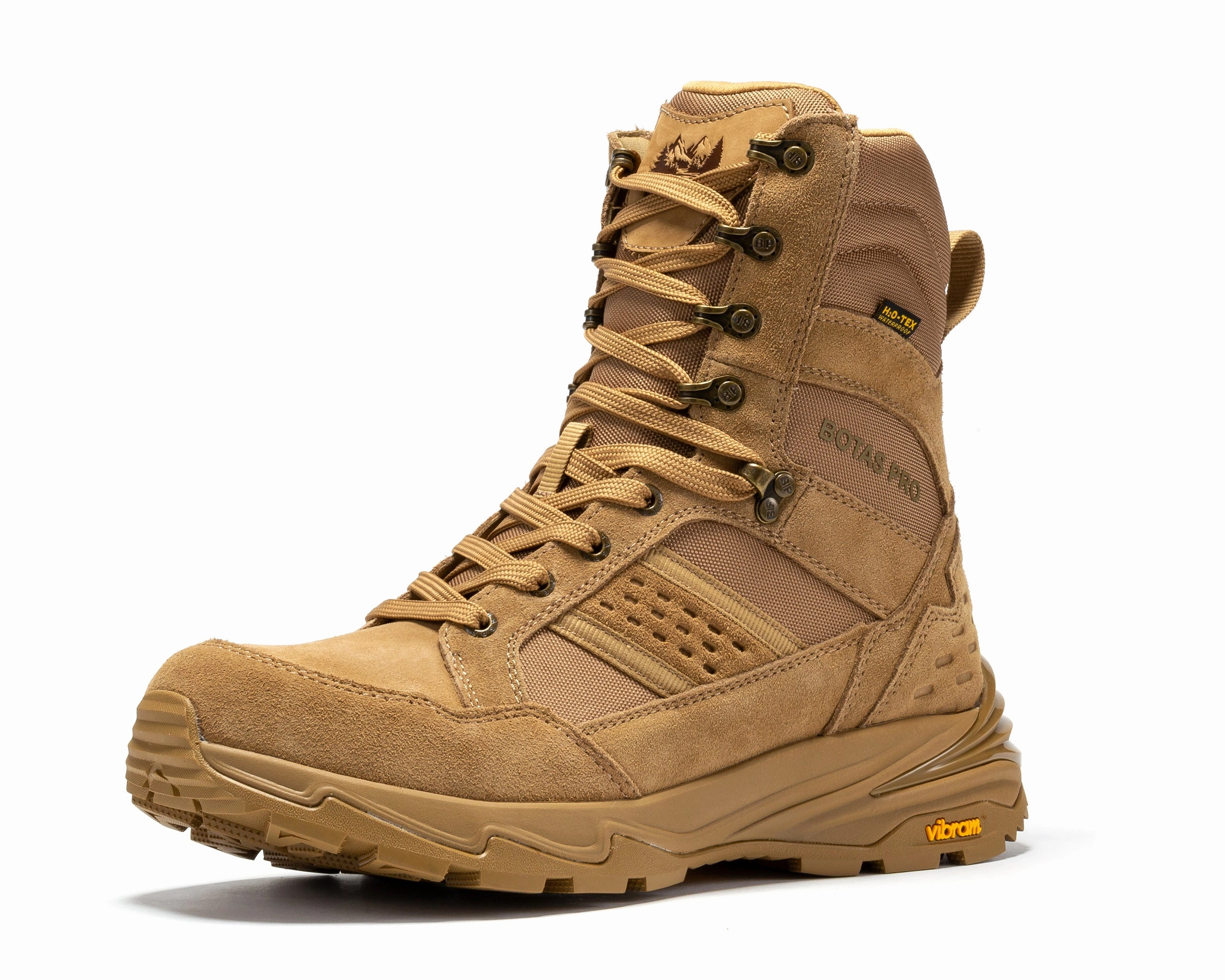 Botas Pro Sand 6 Inch Waterproof Tactical Boots with VIBRAM Traction Lug Outsole  BP22810 X Ray Hiking Boots