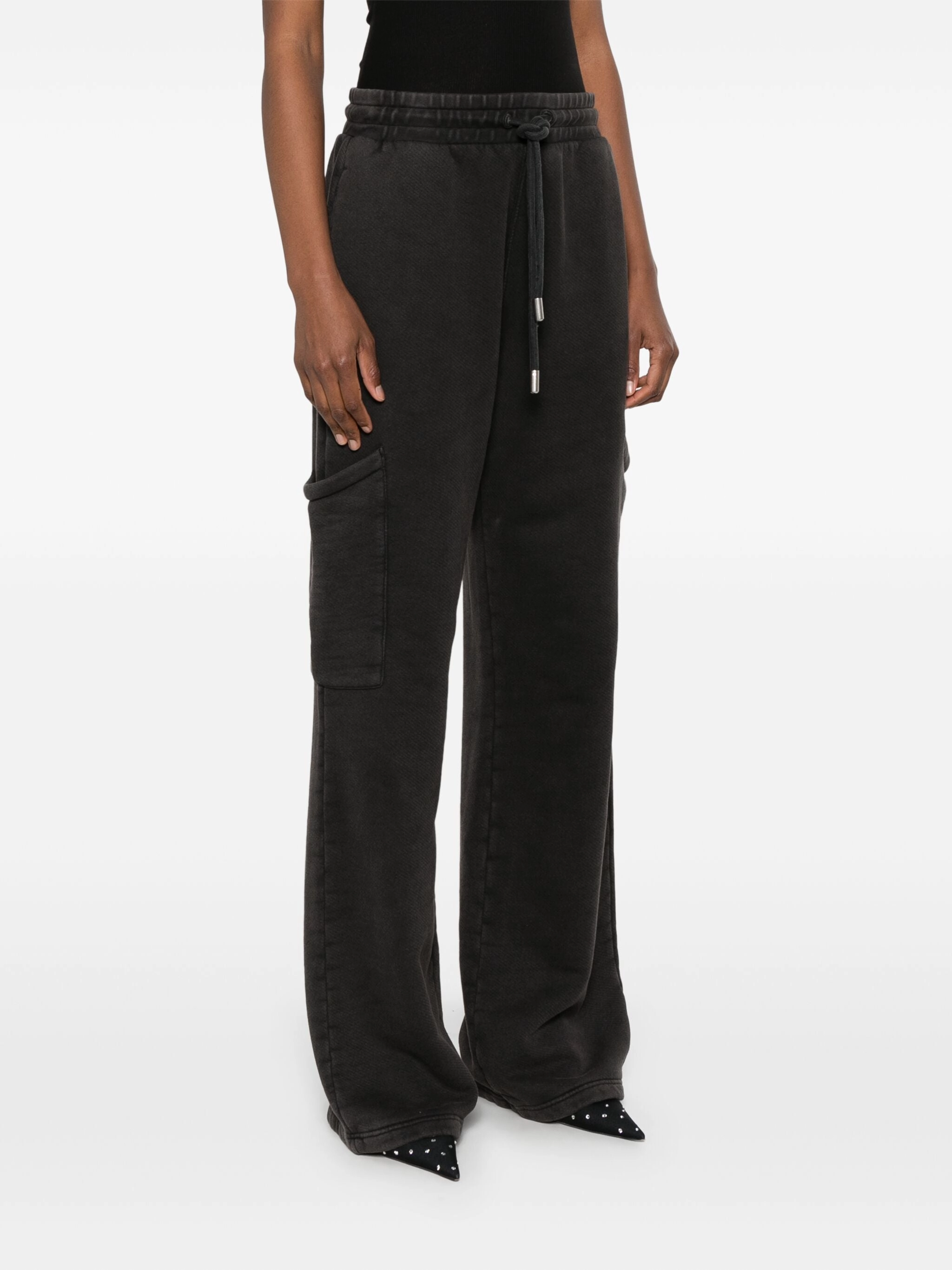 Loewe Balloon Cargo Pants OFF WHITE - Women Bookish New Cargo Sweatpant