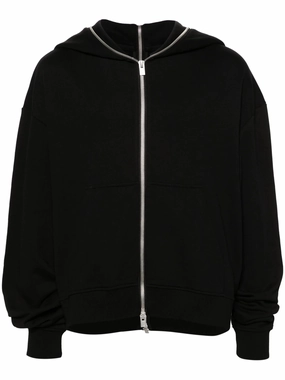 Evolutions zipped cotton hoodie Latest Knitwear Trends