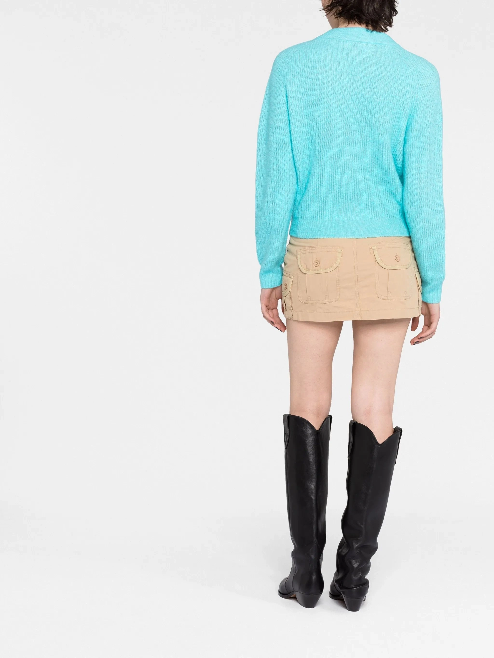 embellished-button cardigan A Knitwear Sensation At 83