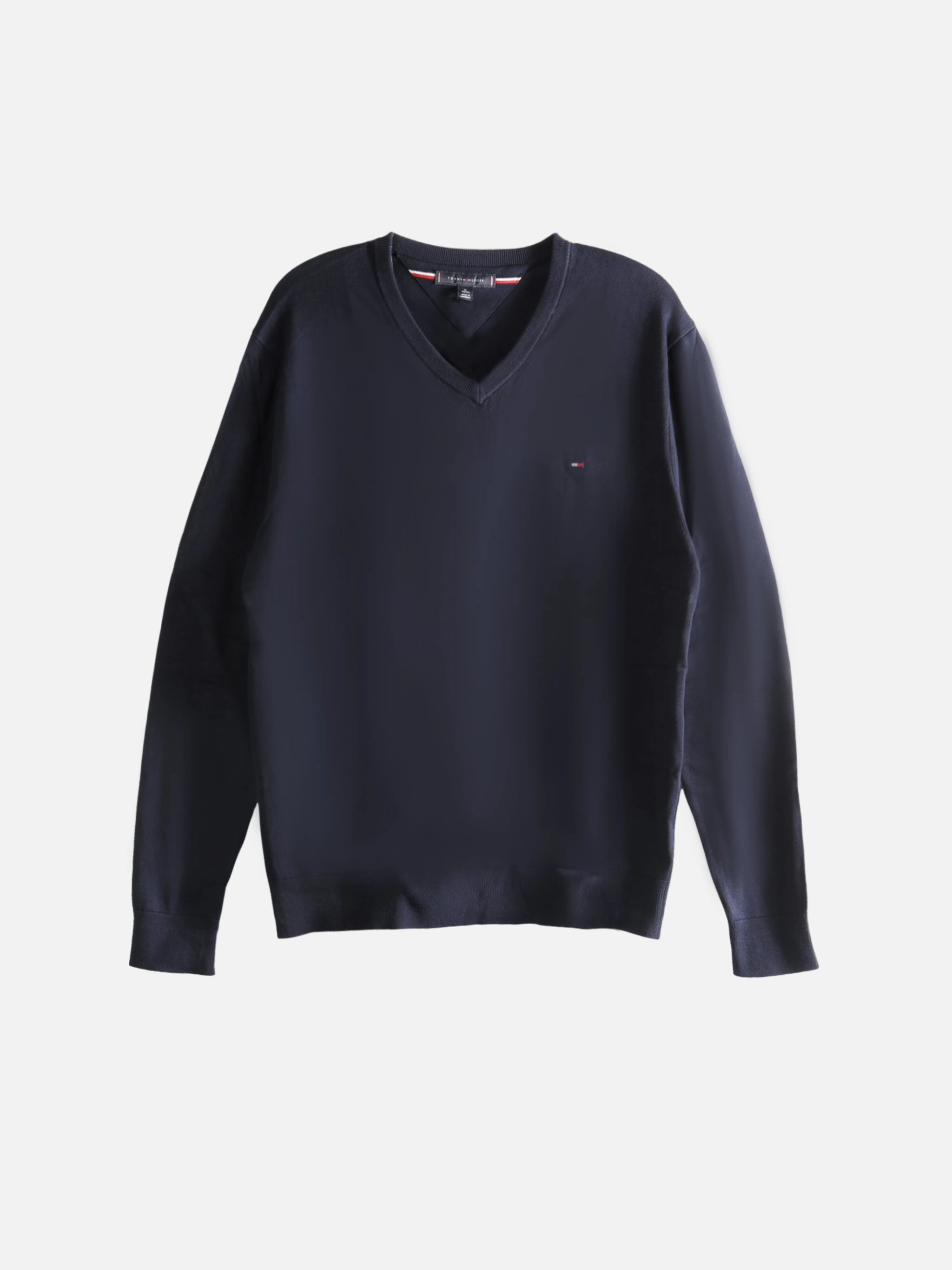 Fashion Illustration Knitwear TOMMY HILFIGER - Men Essential Cotton V Neck Sweater