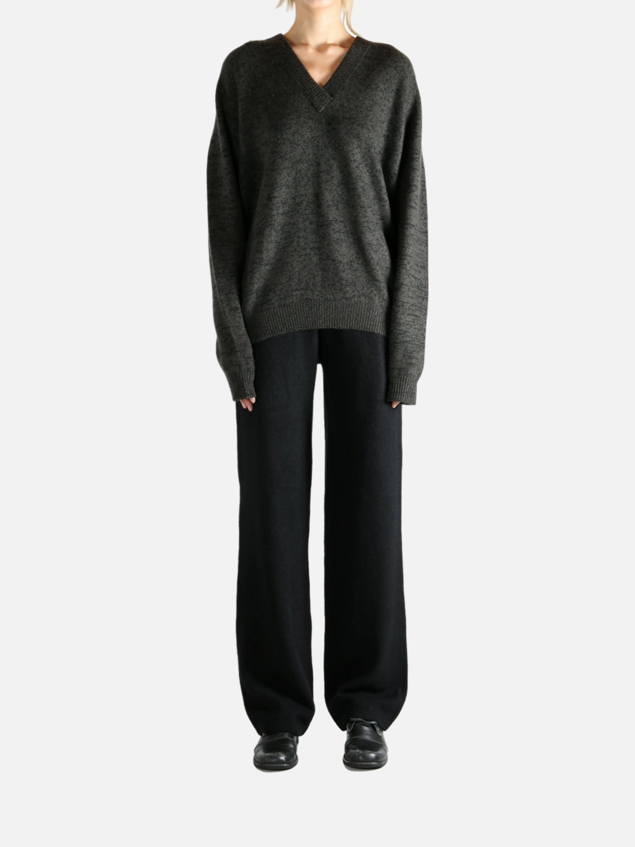 Snow Knitwear FRENCKENBERGER - Women Bf V-Neck Sweater