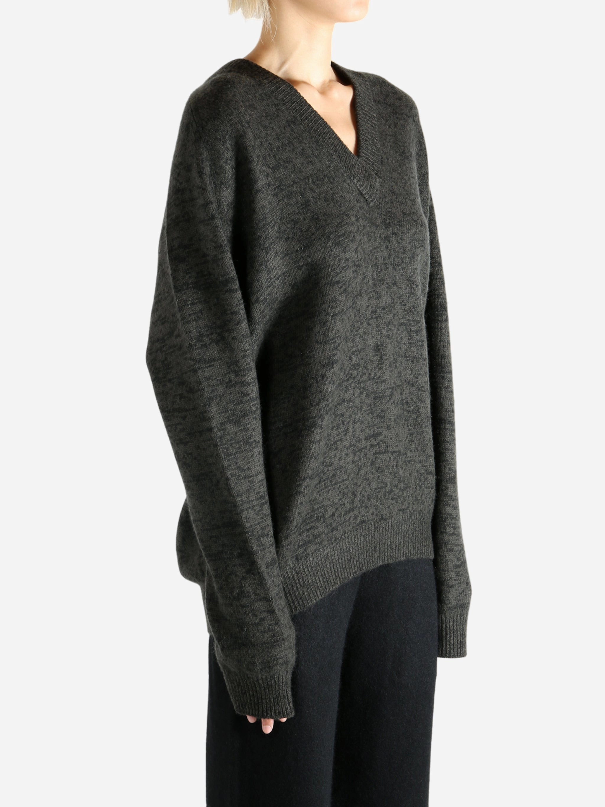 Massimo Knitwear FRENCKENBERGER - Women Bf V-Neck Sweater