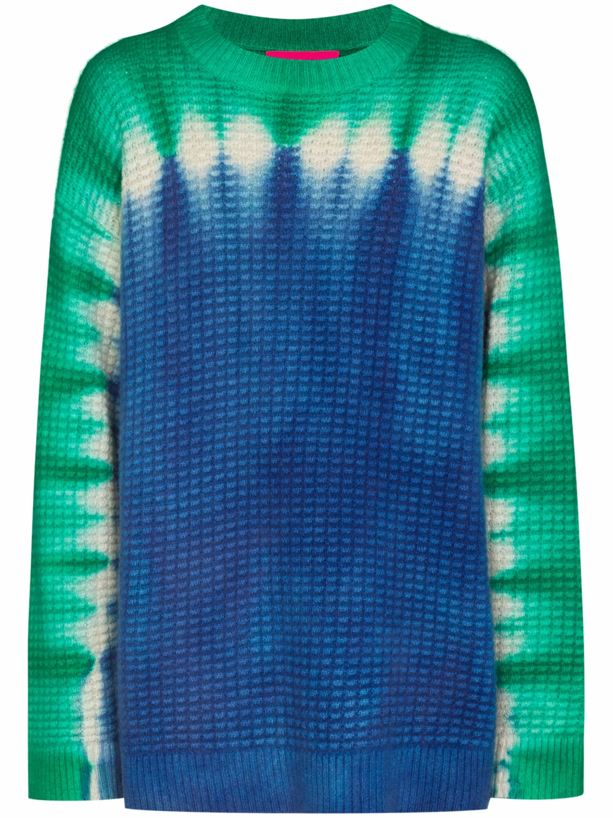 Daybreak tie-dye waffle jumper Korean Knitwear