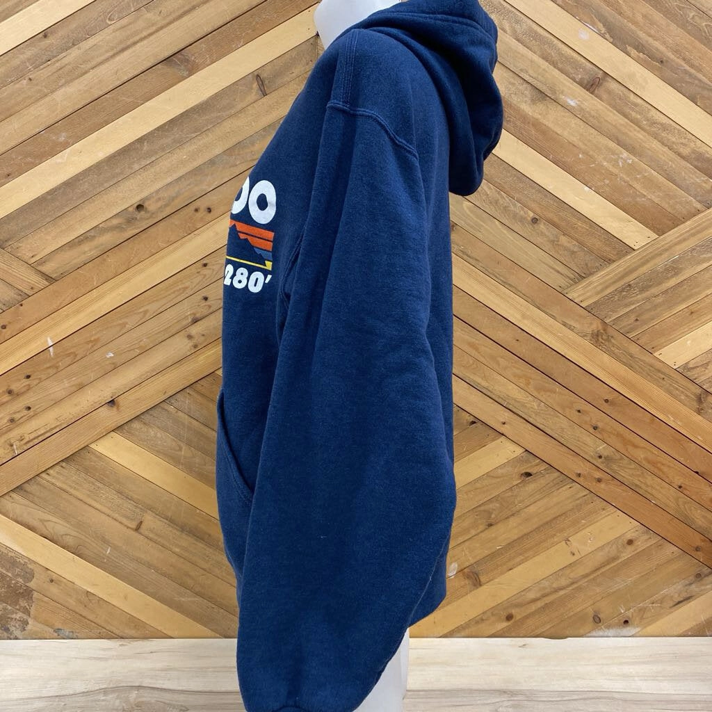 Natural Baby Sweatshirts Fruit of the Loom - Women's Colorado Hoodie - MSRP $: Blue/White/Orange/Yellow-women-MD