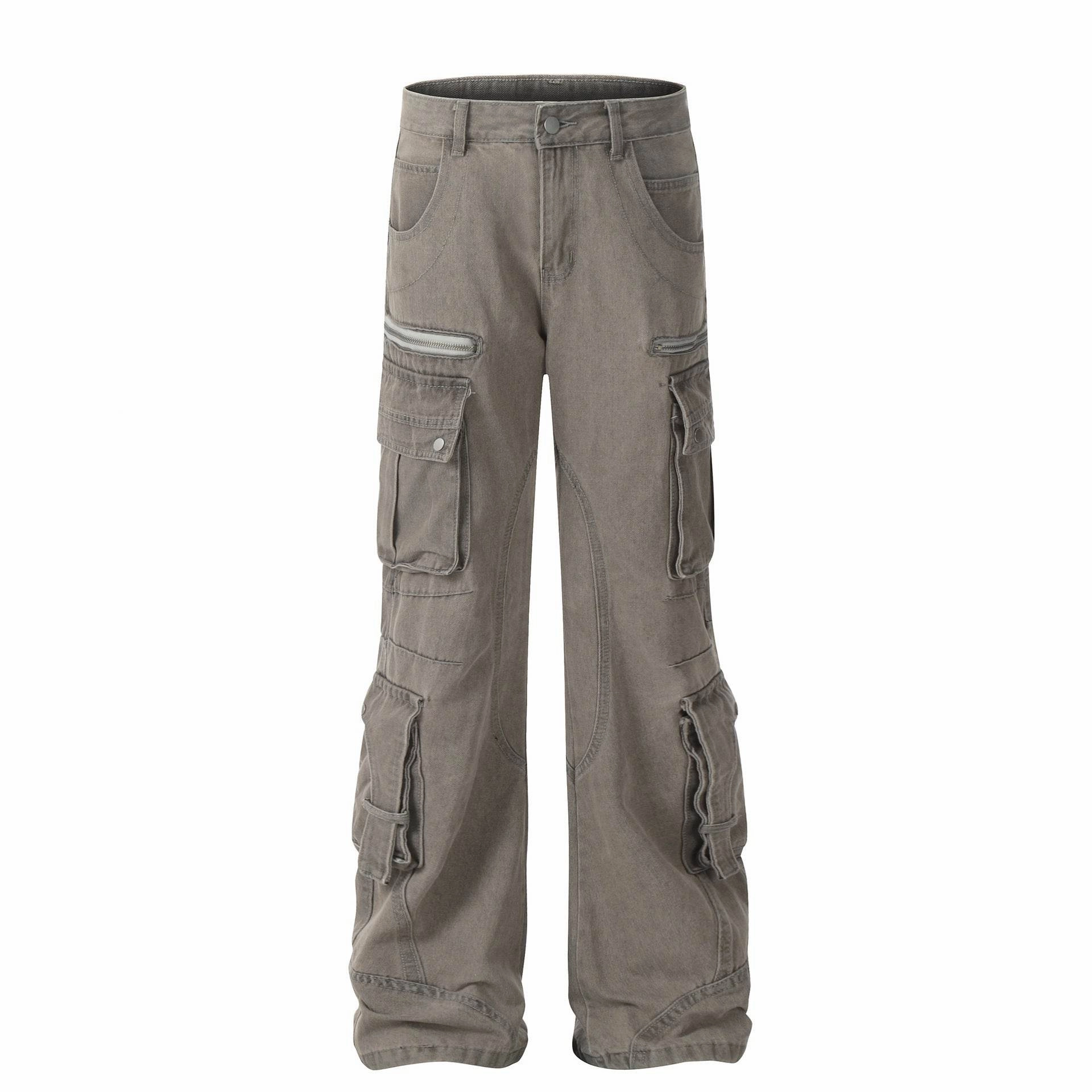 Dickies Flex Fit Cargo Pants Solid Color Casual Multi-pocket Denim Jean Cargo Pants women