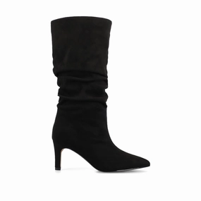 SONNET SLOUCHY BOOTS IN WIDE CALF Wide Calf Kitten Heel Boots