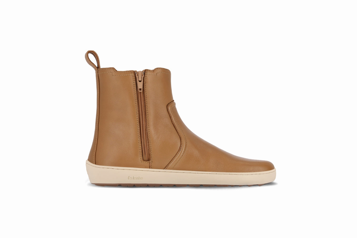 Chelsea Boots Cognac Barefoot Boots Be Lenka Allure - Light Cognac