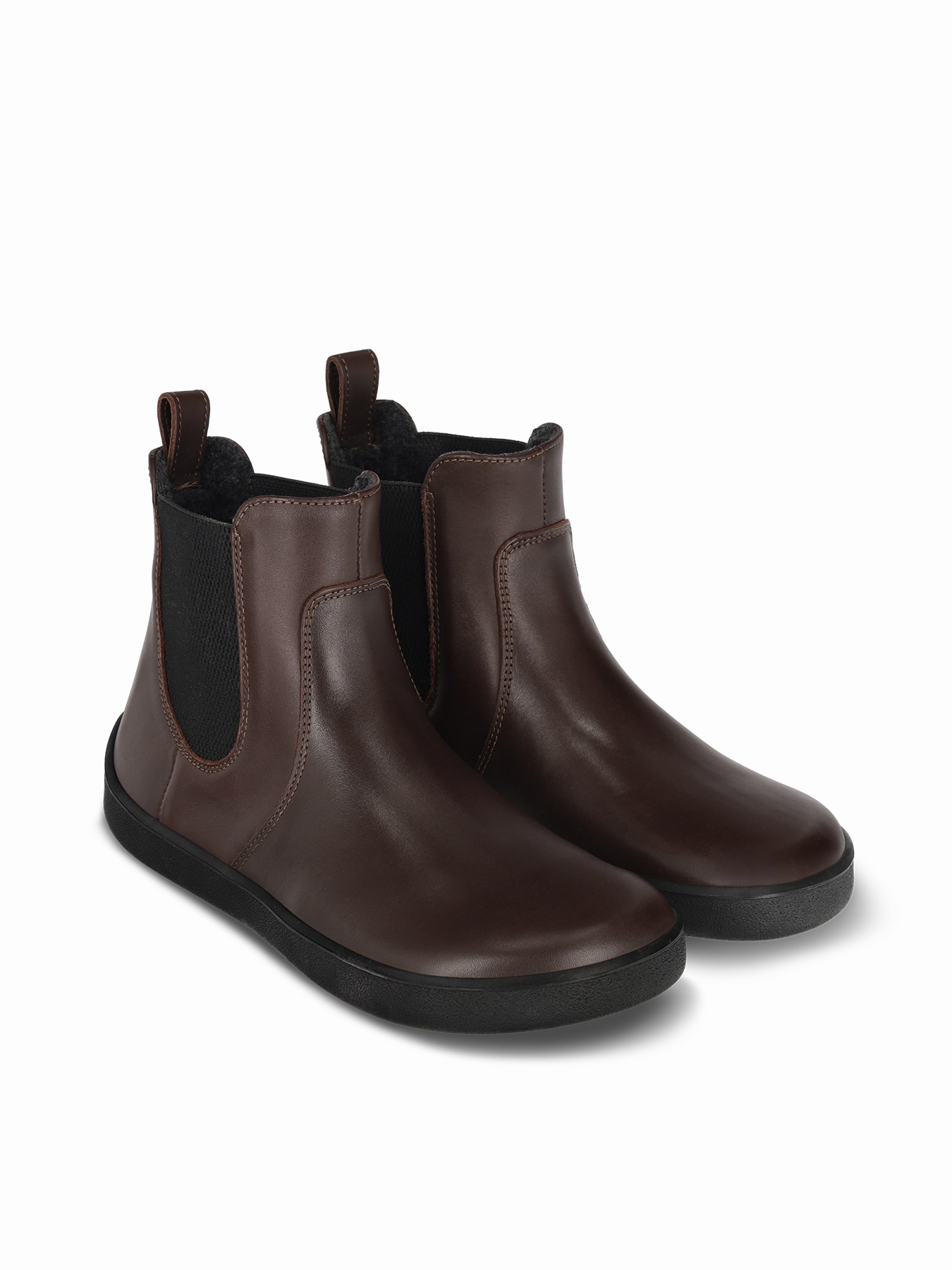 Classic Chelsea Boot Barefoot Boots Be Lenka Entice Neo - Dark Brown & Black